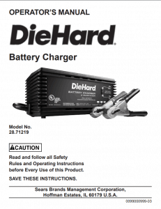 user manual battery tender